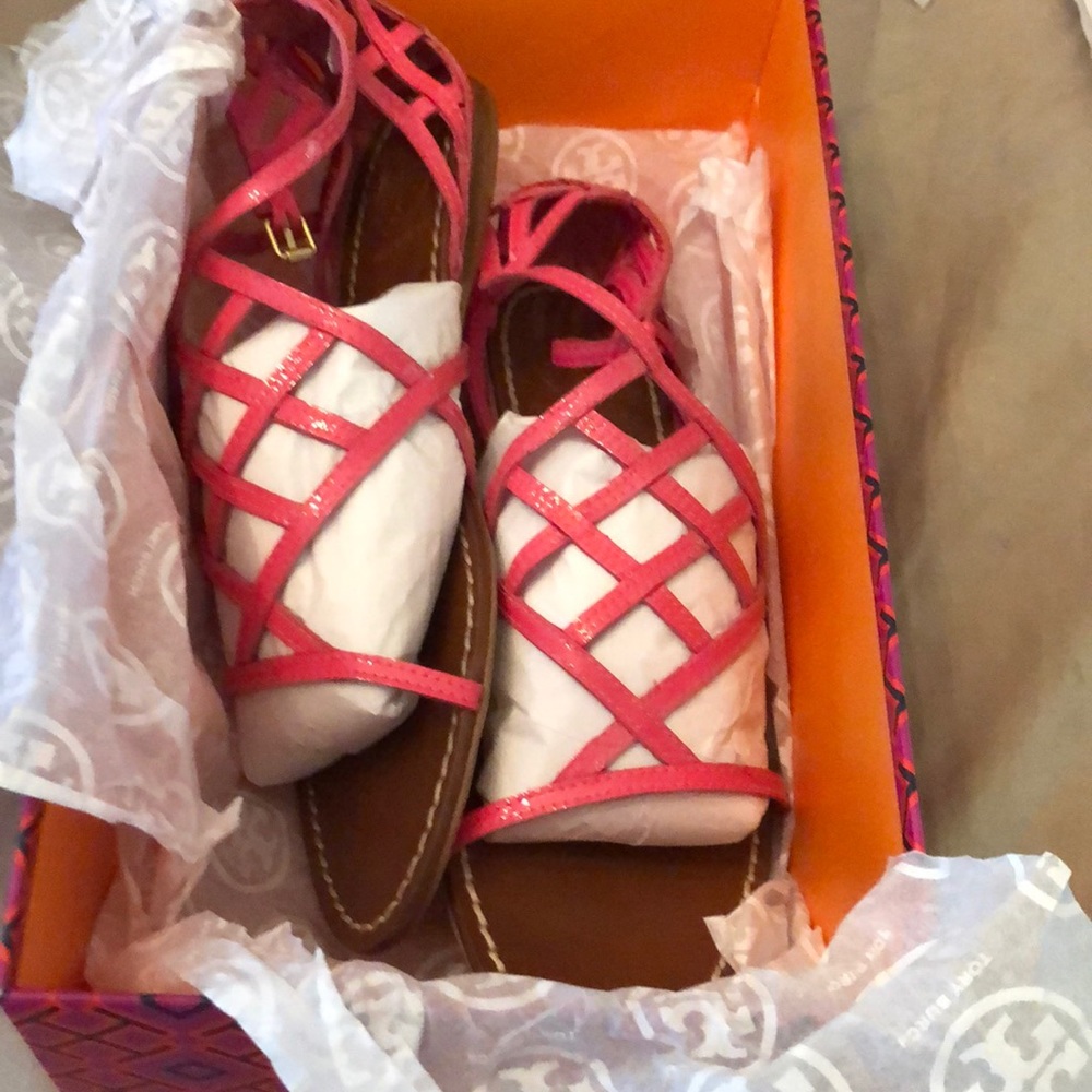 Tory Burch Gladiator Sandals 8 NWB